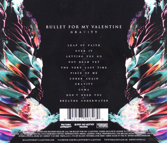 Bullet For My Valentine: Gravity [CD]