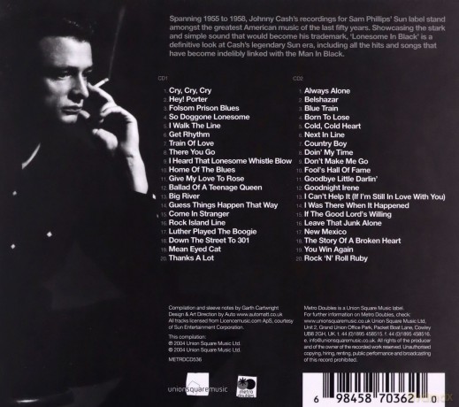 Johnny Cash: Lonesome In Black [2CD]