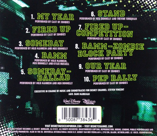 Zombies soundtrack [CD]
