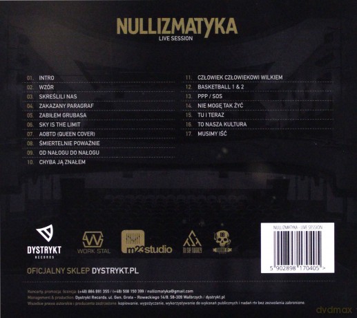 Nullizmatyka: Live Session [CD]