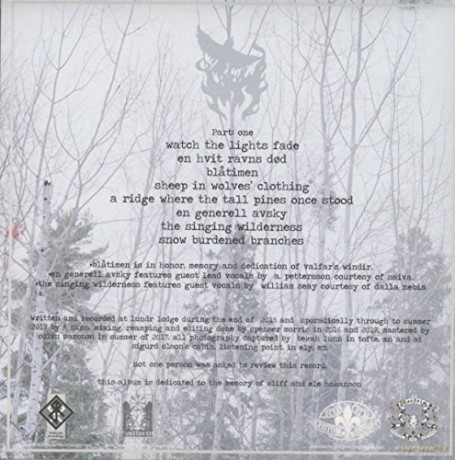 Panopticon: Scars Of Man On The Once Nameless Part 1 (digipack) [CD]