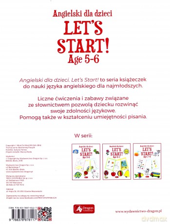 Angielski dla dzieci. Lets start age 5-6 [KSIĄŻKA]