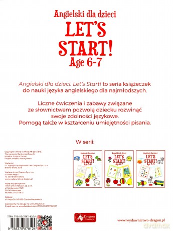 Angielski dla dzieci. Lets start age 6-7 [KSIĄŻKA]