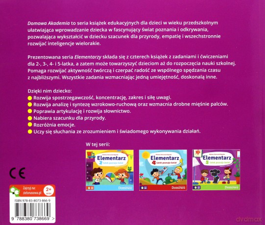 Elementarz 3-latek poznaje świat. Domowa akademia - Elżbieta Pietruczuk-Bogucka [KSIĄŻKA]