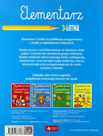 Elementarz 3-latka [KSIĄŻKA]
