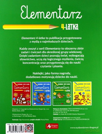 Elementarz 4-latka [KSIĄŻKA]