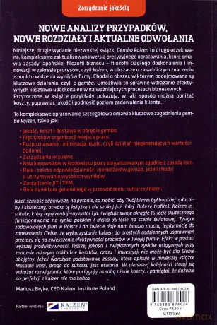 Gemba Kaizen. Zdroworozsądkowe podejście do strategii ciągłego rozwoju - Masaaki Imai [KSIĄŻKA]