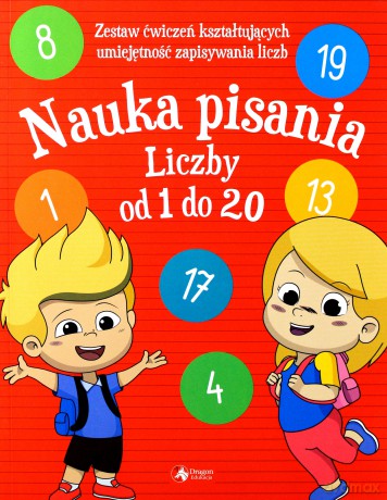 Nauka pisania liczby od 1 do 20 [KSIĄŻKA]