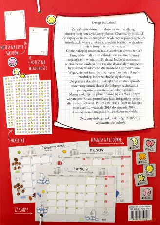 Planer rodzinny 2018/2019 na lodówkę [KALENDARZ]