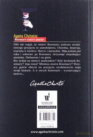 Rosemary znaczy pamięć (pocket) - Agata Christie [KSIĄŻKA]