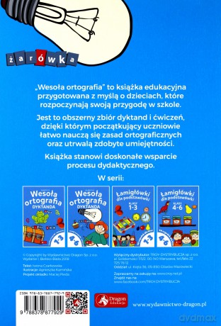 Wesoła ortografia. Dyktanda dla klas 1-3 [KSIĄŻKA]