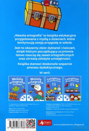 Wesoła ortografia. Dyktanda dla klas 4-6 [KSIĄŻKA]
