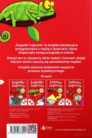 Zagadki logiczne dla klas 1-3 [KSIĄŻKA]