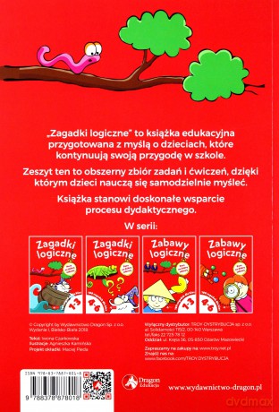 Zagadki logiczne dla klas 4-6 [KSIĄŻKA]