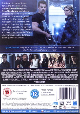 Allegiant (Wierna) [DVD]