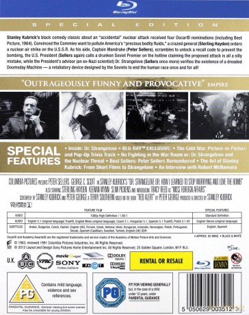 Dr. Strangelove [Blu-Ray]