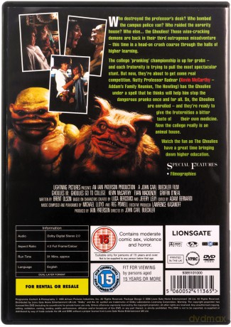 Ghoulies 3 Ghoulies Go To College [DVD]