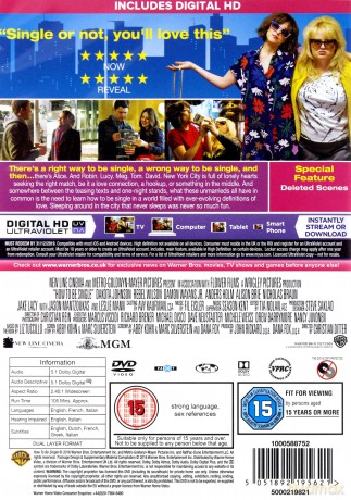 How To Be Single (Jak to robią single) [DVD]