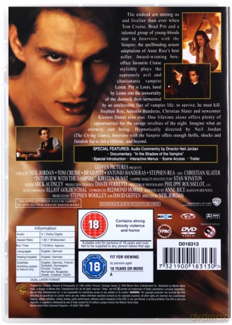 Interview With The Vampire [DVD]