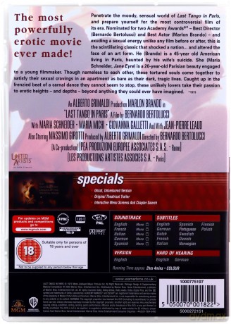 Ostatnie tango w Paryżu [DVD]