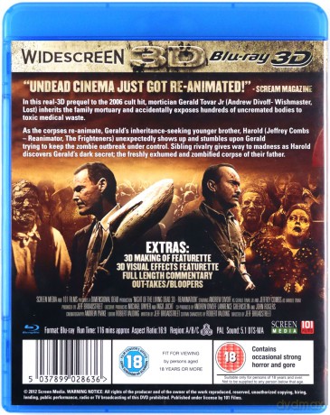 Night Of The Living Dead Reanimation 3D [Blu-Ray 3D]