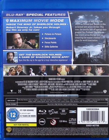 Sherlock Holmes: Gra cieni [Blu-Ray]