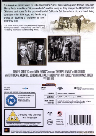 The Grapes of Wrath (Grona gniewu) [DVD]
