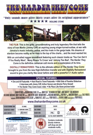 The Harder They Come [DVD]