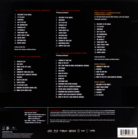 Guns'n'Roses: Appetite For Destruction (Super Deluxe) (Limited) [BOX] [Blu-Ray]+[4CD]
