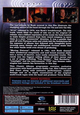 Rush: 2112 Moving Pictures Classic Albums [DVD]