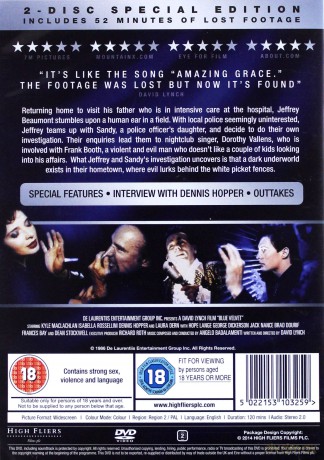 Blue Velvet (Special Edition Lost Footage) [DVD]