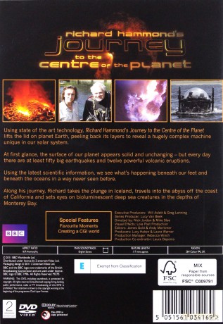 Richard Hammonds Journey To The Centre Of The Planet [DVD]