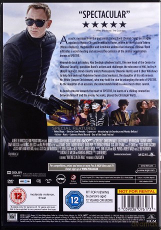 007 James Bond Spectre [DVD]