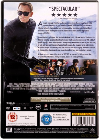 007 James Bond Spectre [DVD]