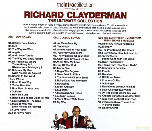 Richard Clayderman: The Intro Collection [3CD]