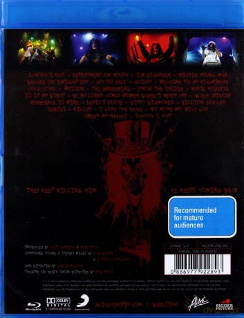 Alice Cooper: Theatre Of Death [Blu-Ray]