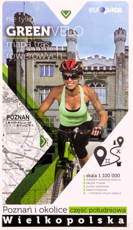 GREENVELO mapa tras rowerowych Poznań i okolice [KSIĄŻKA]