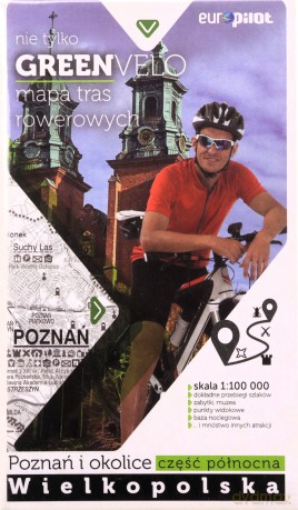 GREENVELO mapa tras rowerowych Poznań i okolice część północna [KSIĄŻKA]