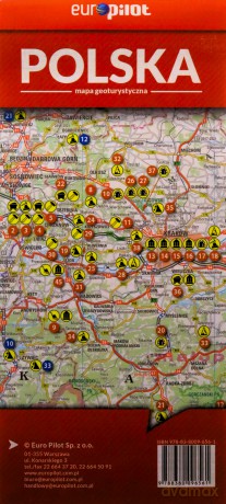 Polska mapa geoturystyczna Europilot 1:750 000 [KSIĄŻKA]
