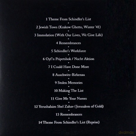 Schindler's List soundtrack (Lista Schindlera) [CD]
