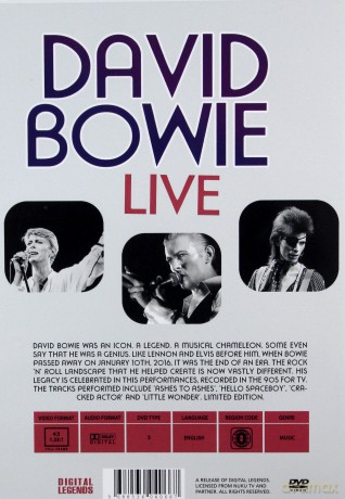 David Bowie: Live The TV Broadcast [DVD]