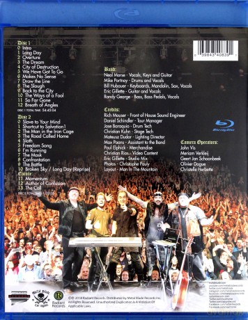 The Neal Morse Band: The Similitude Of A Dream Live In Tilburg 2017 [2xBlu-Ray]