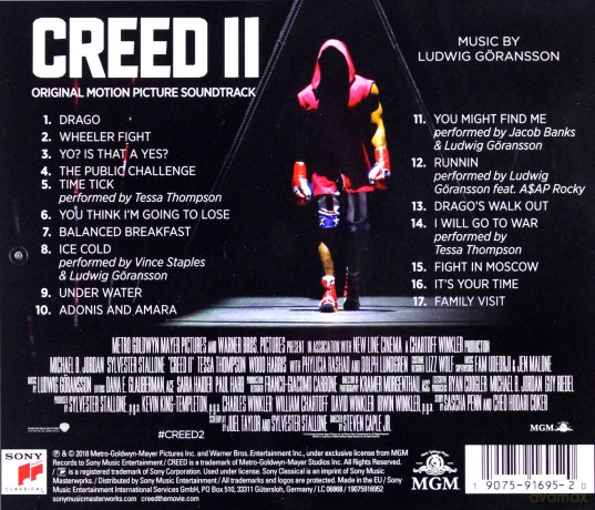 Creed 2 soundtrack (Ludwig Goransson) [CD]