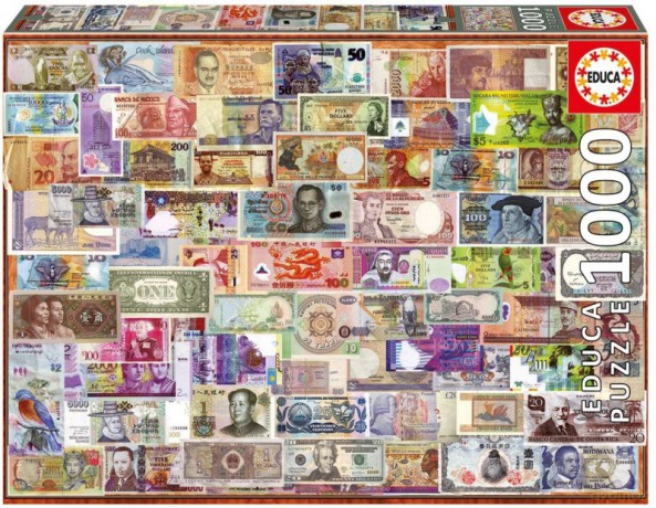 EDUCA 1000 el., Banknoty [PUZZLE]