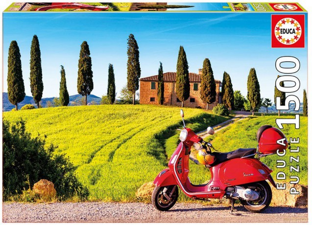 EDUCA 1500 el., Skuter w Toskanii [PUZZLE]