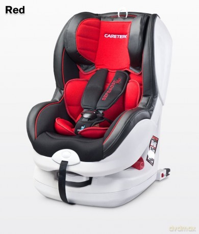 Fotelik Defender+ 0-18 kg ISOFIX Red