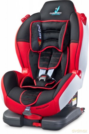 Fotelik Sport Turbo Fix 9-25 kg Red