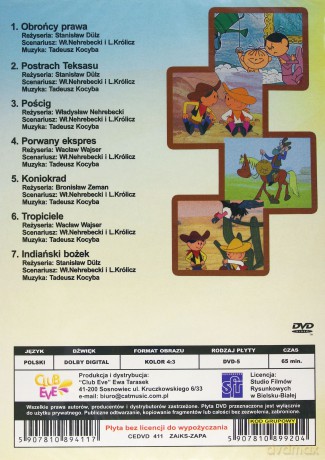 Bolek i Lolek na Dzikim Zachodzie [DVD]