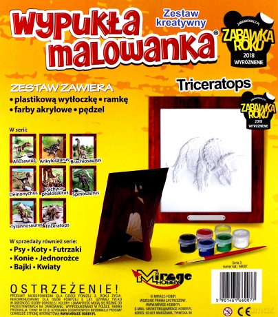 Zestaw kreatywny Dino - Triceratops