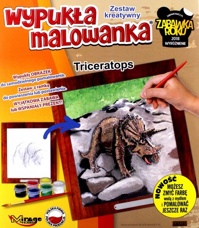 Zestaw kreatywny Dino - Triceratops